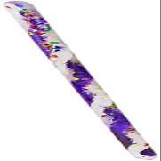 Experience Enchanting Motion Jumbo Spiral Glitter Wand Sparkling Glitter Action Sensory Toy for Kids and Adults Talking Stick Mesmerizing Visuals for Parties and Events!(Purple/White)
