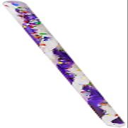 Experience Enchanting Motion Jumbo Spiral Glitter Wand Sparkling Glitter Action Sensory Toy for Kids and Adults Talking Stick Mesmerizing Visuals for Parties and Events!(Purple/White)