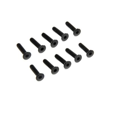 Axial M3 x 14mm Flat Head Screw (10), AXI235178