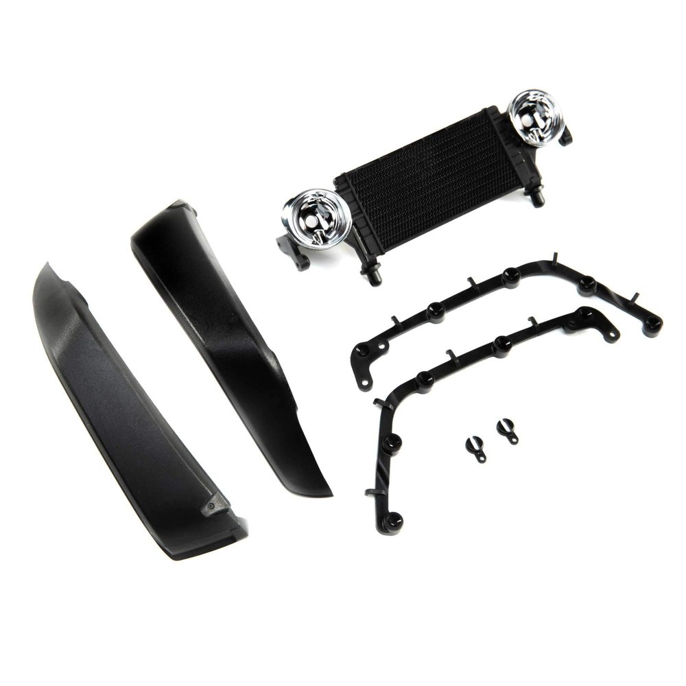 Axial Radiator & Front Fenders Jeep JLU SCX10III AXI230020 Elec Car/Truck Replacement Parts