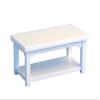 Dolls House Modern White Coffee Table 1:12 Scale Living Room Furniture view 1