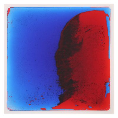 Fun And Function  Jumbo Gel Floor Tiles - Large (20 x 20 Inch) Liquid Floor Tiles for Sensory Needs  Sensory Floor Tiles for School, Office, Clinic Floor - Red - 1 Pack  Ages 3+