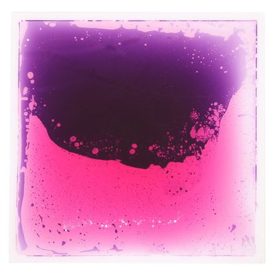 Fun And Function  Jumbo Gel Floor Tiles - Large (20 x 20 Inch) Liquid Floor Tiles for Sensory Needs  Sensory Floor Tiles for School, Office, Clinic Floor - Purple - 1 Pack  Ages 3+