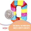 Party Factory Pinata numbers 0-9 children birthday punch pinata 16.5 x 13.7 x 3.1 inch decoration birthday decoration (0) view 4