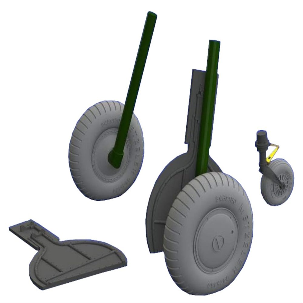 Eduard EDB632150 Brassin 1:32-Bf 108 Wheels