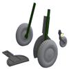 Eduard EDB632150 Brassin 1:32-Bf 108 Wheels view 1