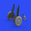 Eduard EDB632150 Brassin 1:32-Bf 108 Wheels view 2