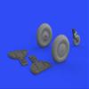 Eduard EDB632150 Brassin 1:32-Bf 108 Wheels view 4