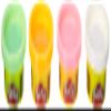 Play-Doh Kitchen Creations Double Drizzle Ice Cream Playset for Kids 3 Years and Up with 2 Drizzle Colors and 4 Classic Cans, Non-Toxic view 2