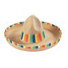 Fun Express Bright Stripe Sombrero - Apparel Accessories - 12 Pieces view 1