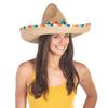 Fun Express Bright Stripe Sombrero - Apparel Accessories - 12 Pieces view 2