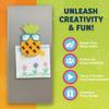 Cool Jewel Pineapple Magnet Craft Kit - 12 Pieces view 2