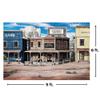 Fun Express Western Town Backdrop Banner Set  Rustic Western Theme Party Decor Themed Events Photo Booths Weddings Celebrations  Perfect Western-Themed Parties and Photoshoots  6ft x 4ft  3 Pieces view 2