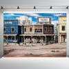Fun Express Western Town Backdrop Banner Set  Rustic Western Theme Party Decor Themed Events Photo Booths Weddings Celebrations  Perfect Western-Themed Parties and Photoshoots  6ft x 4ft  3 Pieces view 3