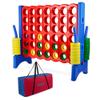 Giantville Giant 4 in a Row Connect Game - Storage Carry Bag Included - 4 Feet Wide by 3.5 Feet Tall - Oversized Floor Activity for Kids & Adults  Jumbo Sized Outdoor/Indoor Play - Durable Waterproof view 1