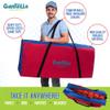 Giantville Giant 4 in a Row Connect Game - Storage Carry Bag Included - 4 Feet Wide by 3.5 Feet Tall - Oversized Floor Activity for Kids & Adults  Jumbo Sized Outdoor/Indoor Play - Durable Waterproof view 3