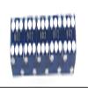 1 Stick of 5 Blue Polished Casino Dice 19 mm (3/4) from Gamblers General Store view 1