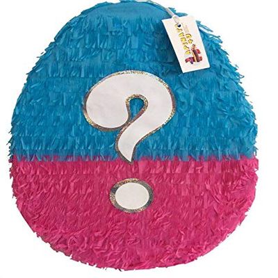 APINATA4U 2-D Easter Egg Pinata for Easter Gende Reveal