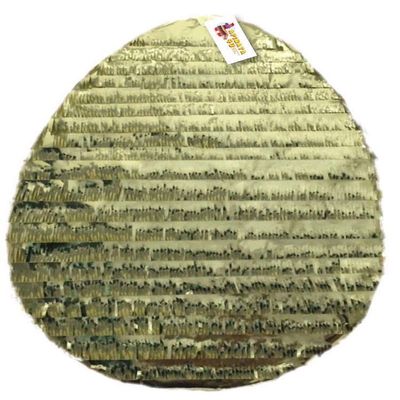 APINATA4U 2-D Gold Easter Egg Pinata Golden Egg Pinata Easter Party Decoration
