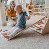 Climbing Triangle with a ramp, Montessori triangle climber, Montessori climber, climbing frame, children indoor play gym, view 3
