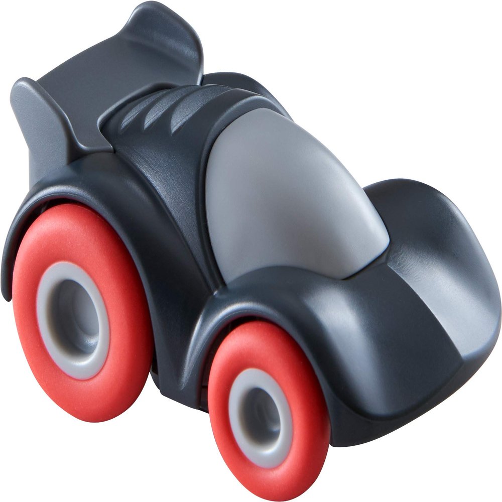 HABA 305560 Kullerb Anthracite Sports Car, Racing Car from 2 Years with Swing Motor, Accessories for The Kullerb Track and for Free Play, Kullerb Car with Swing Motor