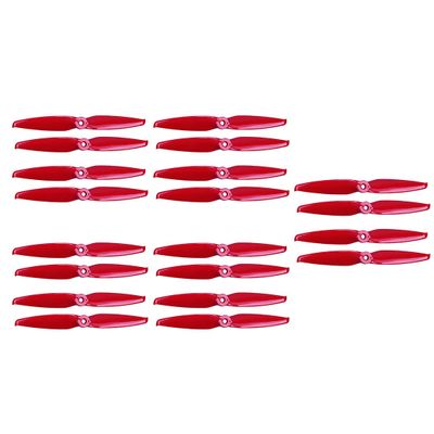 10 Pairs Gemfan 6042 6.0x4.2 FPV PC 2 Propeller Prop CW CCW for 2407-2408 Motor for RC Drones Quadcopter Frame (Red)