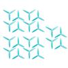 10 Pairs Gemfan Flash 6042 6x4.2x3 6 Inch 3-Paddle PC CW CCW Propeller for RC Models Multicopter Frame Spare Parts Accessories (Blue) view 1