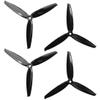 10 Pairs Gemfan Flash 6042 6x4.2x3 6 Inch 3-Paddle PC CW CCW Propeller for RC Models Multicopter Frame Spare Parts Accessories (Black) view 4