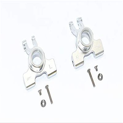 Aluminum Rear Knuckle Arms For Arrma 1:5 KRATON 8S BLX/OUTCAST 8S BLX/KRATON EXB Roller - 2Pc Set Silver