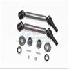 GPM For Traxxas 1/10 Maxx 4WD Monster Truck Upgrade Parts Harden Steel+Aluminum Front Or Rear Adjustable CVD Drive Shaft + Hex Adapter + Wheel Lock - 12Pc Set Gray Silver view 1