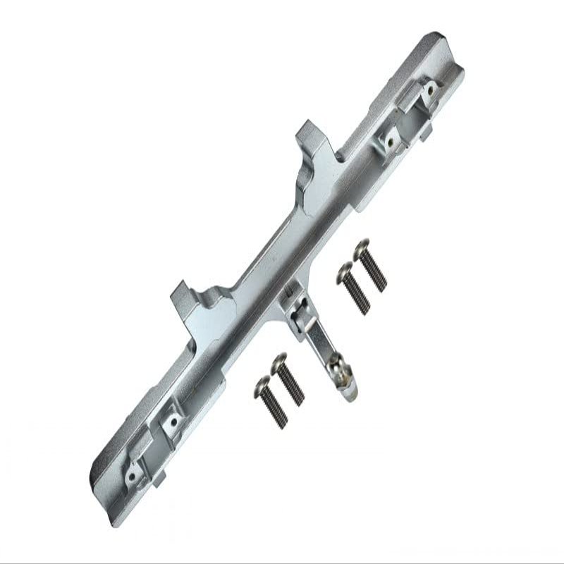 Aluminum Rear Bumper For Traxxas TRX-6 Mercedes-Benz G63 (88096-4) - 1 Set Silver