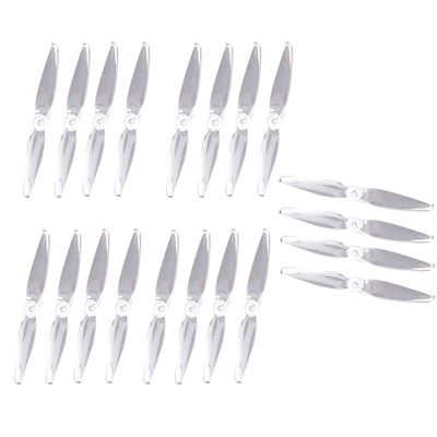 10 Pairs Gemfan 6042 6.0x4.2 FPV PC 2 Propeller Prop CW CCW for 2407-2408 Motor for RC Drones Quadcopter Frame (Clear)