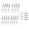 10 Pairs Gemfan 6042 6.0x4.2 FPV PC 2 Propeller Prop CW CCW for 2407-2408 Motor for RC Drones Quadcopter Frame (Clear) view 1