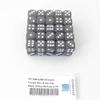 Smoke Frosted Dice with White Pips 16mm (5/8in) D6 Pack of 50 Wondertrail view 1