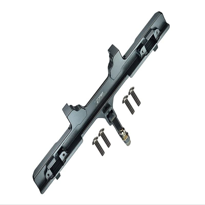 Aluminum Rear Bumper For Traxxas TRX-6 Mercedes-Benz G63 (88096-4) - 1 Set Gray Silver