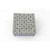 Dark Grey Opaque Dice with Black Numbers D6 Aprox 16mm (5/8in) Pack of 50 Wondertrail view 1