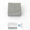 Dark Grey Opaque Dice with Black Numbers D6 Aprox 16mm (5/8in) Pack of 50 Wondertrail view 2