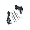 Aluminum Rear Knuckle Arms For Arrma 1:5 KRATON 8S BLX/OUTCAST 8S BLX/KRATON EXB Roller - 2Pc Set Black view 1
