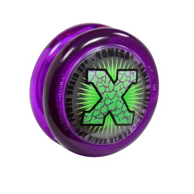 Yomega Power Brain XP yoyo - Professional yoyo with a Smart Switch which enables Players to Choose Between Auto-Return and Manual Styles of Play. + Extra 2 Strings & 3 Month Warranty (Purple)