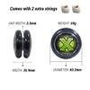 Yomega Power Brain XP yoyo - Professional yoyo with a Smart Switch which enables Players to Choose Between Auto-Return and Manual Styles of Play. + Extra 2 Strings & 3 Month Warranty (Grey) view 3