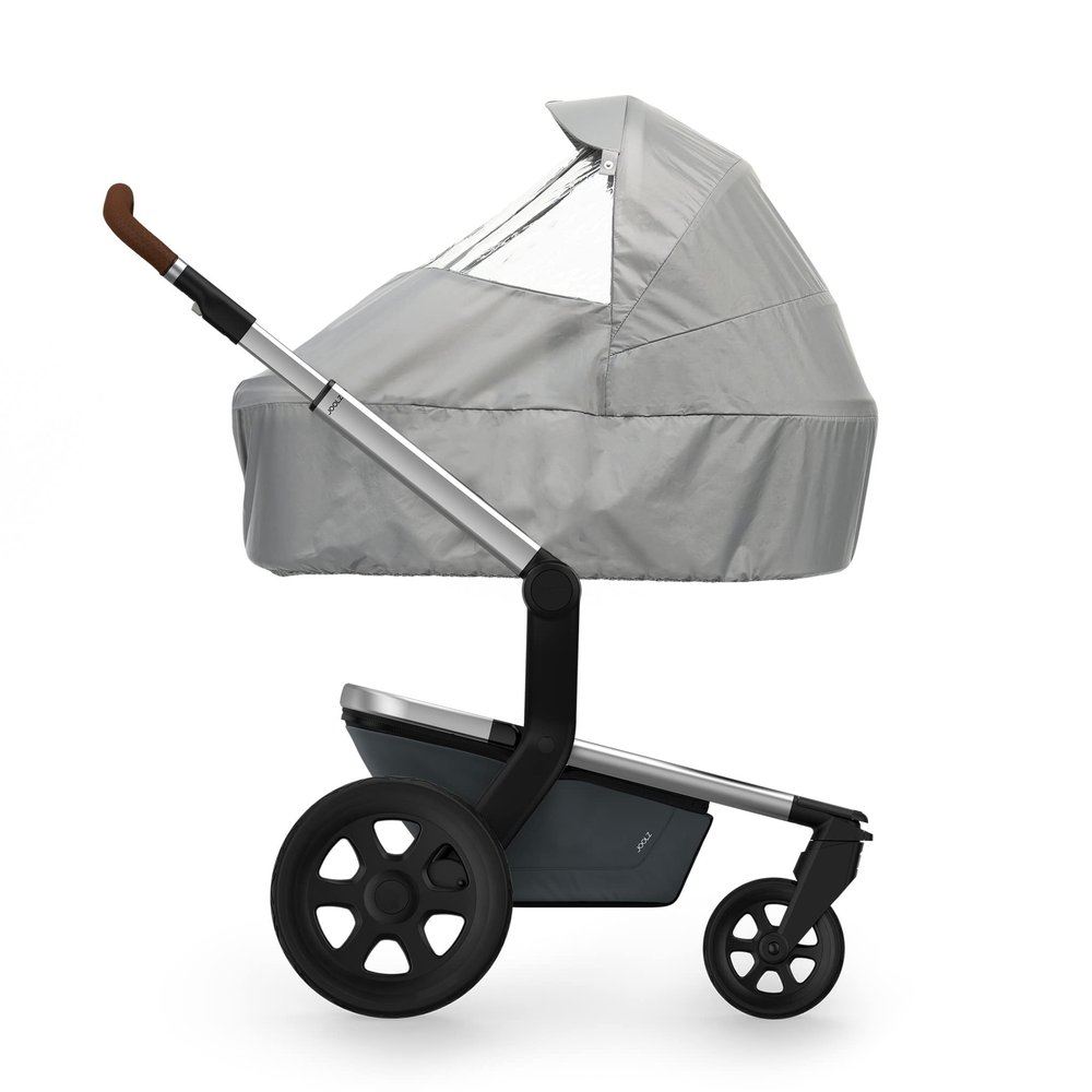 Joolz Rain Cover for Day, Day2, Day3 & Day+ Strollers  Windproof, Waterproof & Compact Baby Travel Shield for Sun, Dust, Snow & Rain Protection  Easy to Store, Clear, & Water-Repellent - Grey