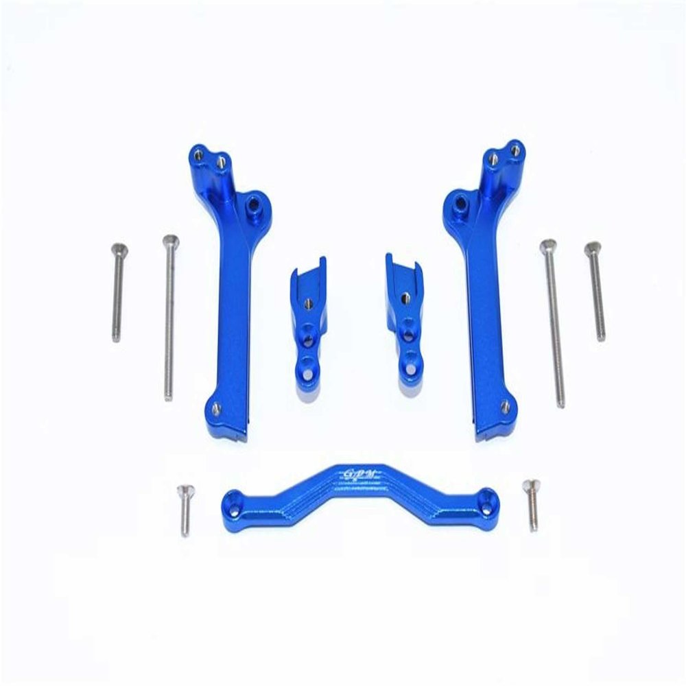 11Pc Set Upgrades Aluminum Front Shock Mount with 1/10 4Wd Maxx Monster Truck 89076-4 Rc Cars by GPM