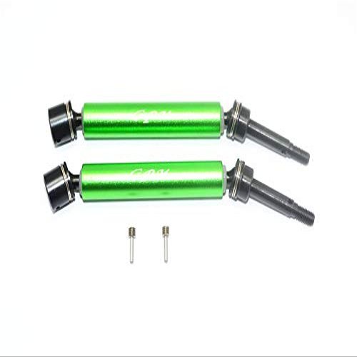 GPM LOSI-1/10 Rock Rey LOS03009T1/T2 Harden Steel #45 Front AXLE W. Alloy Body -4PC Set (Green)