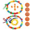 BMTOYS Lacing Beads for Kids - 70pcs Threading Beads Occupational Therapy Toys for Kids Fine Motor Skills Developmental Activity OT Toys view 3