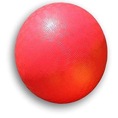 Toys+ 8.5 Inch Playground Balls Red, Blue, Green, Yellow and Rainbow! (1 Red Ball)