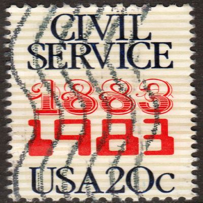 1983 Civil Service Centenary 20 USA Postage Stamp