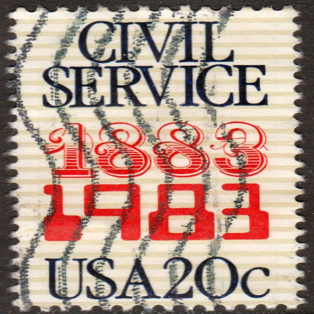 1983 Civil Service Centenary 20 USA Postage Stamp