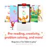 Osmo-Little Genius Starter Kit for Fire Tablet-4 Educational Learning Games-Preschool Ages 3-5-Phonics,Problem Solving & Creativity-STEM Toy Gifts,Kids(Osmo Fire Tablet Base Included) view 2