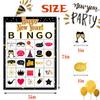 Funnlot New Year Games New Year Bingo Game Holiday Bingo 24 Players Games for Party Bingos Cards for School Supplies for Family Classroom Activities Party Favors view 3