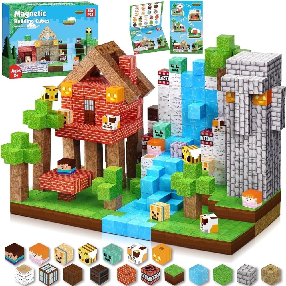 Annexfun Volcano Magnetic Blocks - 150 PCS Build